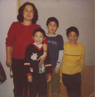 Sharon, Jeffrey, Alex, and Wesley Tang