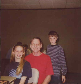 Steph and Ben Elson (with Dad)